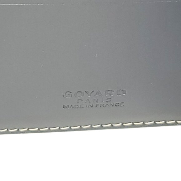 Goyard Victoire Bi-Fold Wallet in Navy Blue Leather - Picture 4 of 10